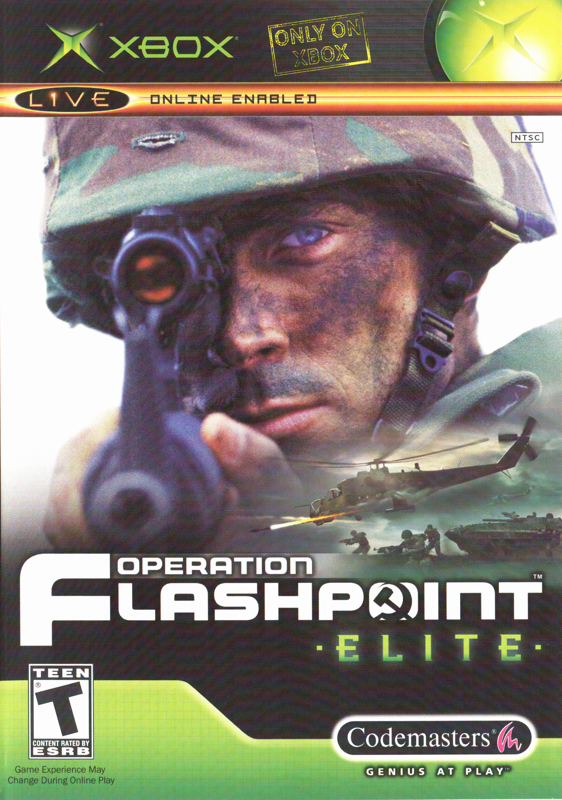 Operation Flashpoint: Elite box art for Xbox